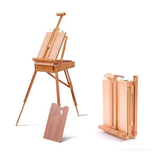 Load image into Gallery viewer, French Sketchbox Easel Folding Portable Wooden French Easel Stand Durable Artist Painters Tripod Art Easel for Artists Painters
