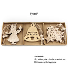 Load image into Gallery viewer, 12 DIY Snowflake Wooden Ornaments