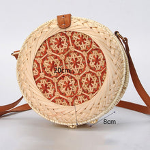 Load image into Gallery viewer, Woven Straw Boho Round Bags