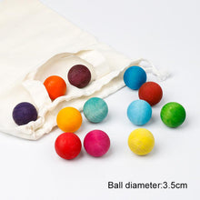 Load image into Gallery viewer, Montessori Rainbow Ball & Marble Run Tree