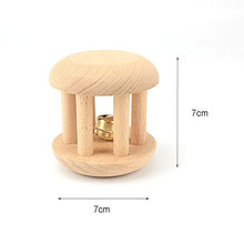 Load image into Gallery viewer, Montessori Baby Wooden Grasping Materials Egg Cups Rattles Rolling Bell Grasping Transfer Discs