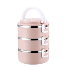 Load image into Gallery viewer, Stainless Steel Multilayer Bento Box - Portable Lunch Box for Work and Kids