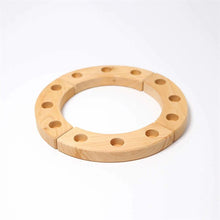 Load image into Gallery viewer, Handmade Wooden Celebration Ring for Kids - Waldorf Learn and Play Toy