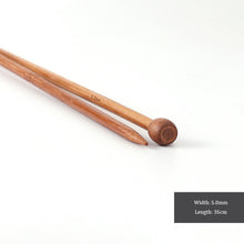 Load image into Gallery viewer, Bamboo Knitting Needles Set for Sweater and Scarf Weaving