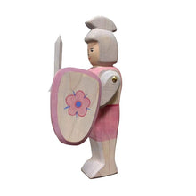 Load image into Gallery viewer, Montessori Wooden Horse and Knight Figures for Open-Ended Play