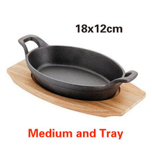 Load image into Gallery viewer, Cast Iron Oval with Handles Pan Set