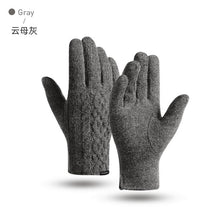 Load image into Gallery viewer, Unisex Winter Cashmere Touchscreen Gloves - Warm & Windproof