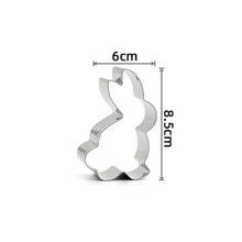 Load image into Gallery viewer, Variety Styles Stainless Steel Easter Biscuit Cutter Easter Rabbit Eggs Carrot Cookie Mold Kitchenware Cookie Cutter Baking Tool