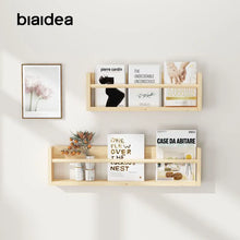 Load image into Gallery viewer, Wood Floating Shelves for Kids' Nursery and Home Decor