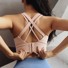 Load image into Gallery viewer, Cross Back Sports Bra