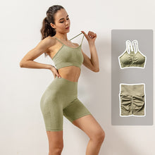 Load image into Gallery viewer, Women's Seamless Yoga Set - High Waist Leggings & Sports Bra