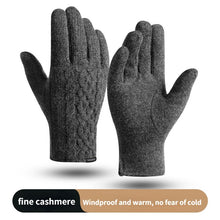 Load image into Gallery viewer, Unisex Winter Cashmere Touchscreen Gloves - Warm & Windproof