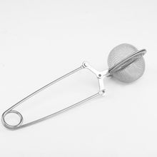 Load image into Gallery viewer, New 1PC Stainless Steel Tea Infuser Sphere Mesh Tea Strainer Coffee Herb Spice Filter Diffuser Handle Tea Ball