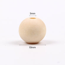 Load image into Gallery viewer, Natural Wooden Teething Round Ring Wood Lead-Free Beads For Jewelry Making DIY Handmade Accessories