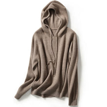 Load image into Gallery viewer, Cashmere Hooded Pullover