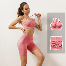 Load image into Gallery viewer, Women's Seamless Yoga Set - High Waist Leggings & Sports Bra