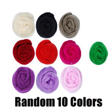 Load image into Gallery viewer, Needle Felting Starter Kit with Multiple Color Options - Wool Roving Tools