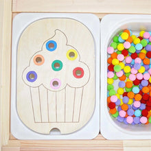 Load image into Gallery viewer, Flisat Table Inserts Toys Sensory Activities Life Cycle Color Inserts Bee Caterpillar Board Montessori Educational Wooden Toys