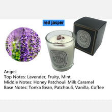 Load image into Gallery viewer, Essential Oil Aromatherapy Soy Candles with Crystals