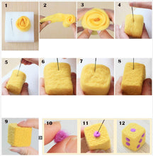 Load image into Gallery viewer, Needle Felting Starter Kit with Multiple Color Options - Wool Roving Tools