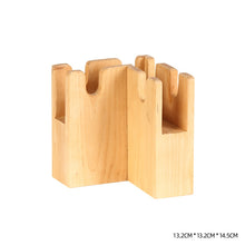 Load image into Gallery viewer, Montessori Wooden Castle Building Blocks