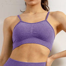 Load image into Gallery viewer, Women's Seamless Yoga Set - High Waist Leggings & Sports Bra