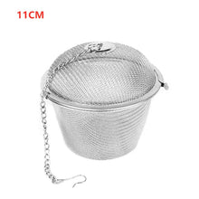 Load image into Gallery viewer, New 1PC Stainless Steel Tea Infuser Sphere Mesh Tea Strainer Coffee Herb Spice Filter Diffuser Handle Tea Ball