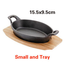 Load image into Gallery viewer, Cast Iron Oval with Handles Pan Set