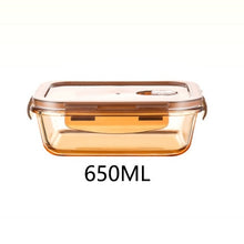Load image into Gallery viewer, Heat-Resistant Glass Bento Lunch Box - Meal Prep & Food Storage