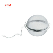 Load image into Gallery viewer, New 1PC Stainless Steel Tea Infuser Sphere Mesh Tea Strainer Coffee Herb Spice Filter Diffuser Handle Tea Ball