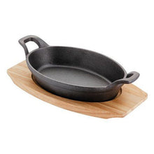 Load image into Gallery viewer, Cast Iron Oval with Handles Pan Set
