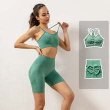 Load image into Gallery viewer, Women's Seamless Yoga Set - High Waist Leggings & Sports Bra