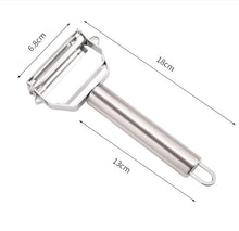 Load image into Gallery viewer, Stainless Steel Peeler Fruit Vegetable Multifunction Grater Julienne Peeler Slice Melon Potato Carrot Cucumber Home Kitchen Tool