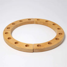 Load image into Gallery viewer, Handmade Wooden Celebration Ring for Kids - Waldorf Learn and Play Toy