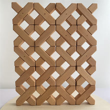 Load image into Gallery viewer, Wooden Stacking X Bricks with Acrylic Gems for Kids