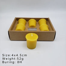 Load image into Gallery viewer, Beeswax Honey Tea Light Candles
