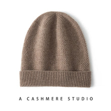 Load image into Gallery viewer, Unisex Cashmere Knit Beanie - Soft & Warm Winter Hat