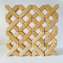 Load image into Gallery viewer, Wooden Stacking X Bricks with Acrylic Gems for Kids