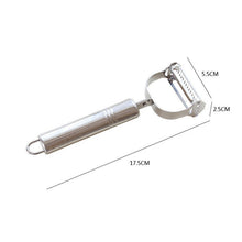 Load image into Gallery viewer, Stainless Steel Peeler Fruit Vegetable Multifunction Grater Julienne Peeler Slice Melon Potato Carrot Cucumber Home Kitchen Tool