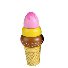 Load image into Gallery viewer, Wooden Ice Cream Play Toys