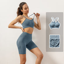 Load image into Gallery viewer, Women's Seamless Yoga Set - High Waist Leggings & Sports Bra