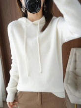 Load image into Gallery viewer, Cashmere Hooded Pullover