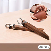 Load image into Gallery viewer, New Pottery Tools Wood Hand Rollers for Stamp Pattern Roller Ceramic Clay Sculpting Tools Polymer Molds