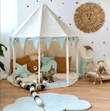 Load image into Gallery viewer, Canvas Castle Tent for Kids' Indoor Play and Reading