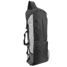 Load image into Gallery viewer, Yoga mat bag backpack in black, view 4