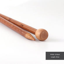 Load image into Gallery viewer, Bamboo Knitting Needles Set for Sweater and Scarf Weaving