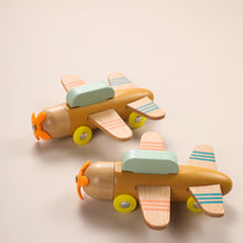 Load image into Gallery viewer, Wooden Painted Plane Toy
