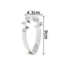 Load image into Gallery viewer, Variety Styles Stainless Steel Easter Biscuit Cutter Easter Rabbit Eggs Carrot Cookie Mold Kitchenware Cookie Cutter Baking Tool