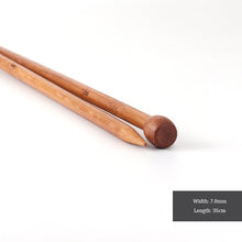 Load image into Gallery viewer, Bamboo Knitting Needles Set for Sweater and Scarf Weaving