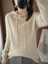 Load image into Gallery viewer, Cashmere Hooded Pullover
